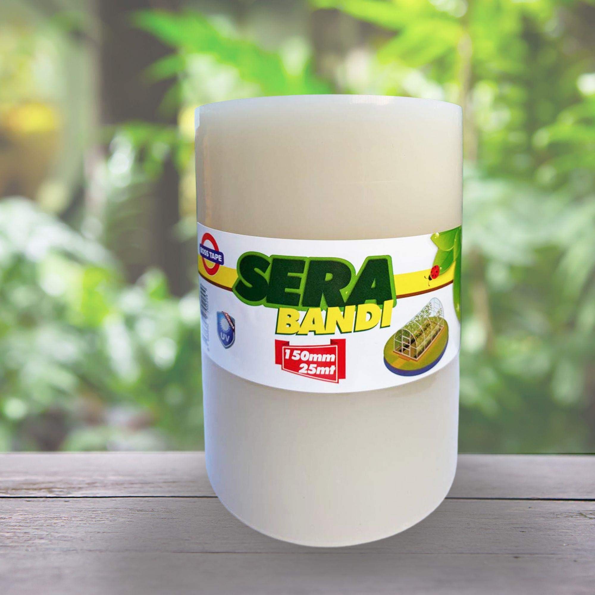 Boss Tape Sera Onarim Bandi, 90 Mikron PE, 150 mm x 25 m, Seffaf