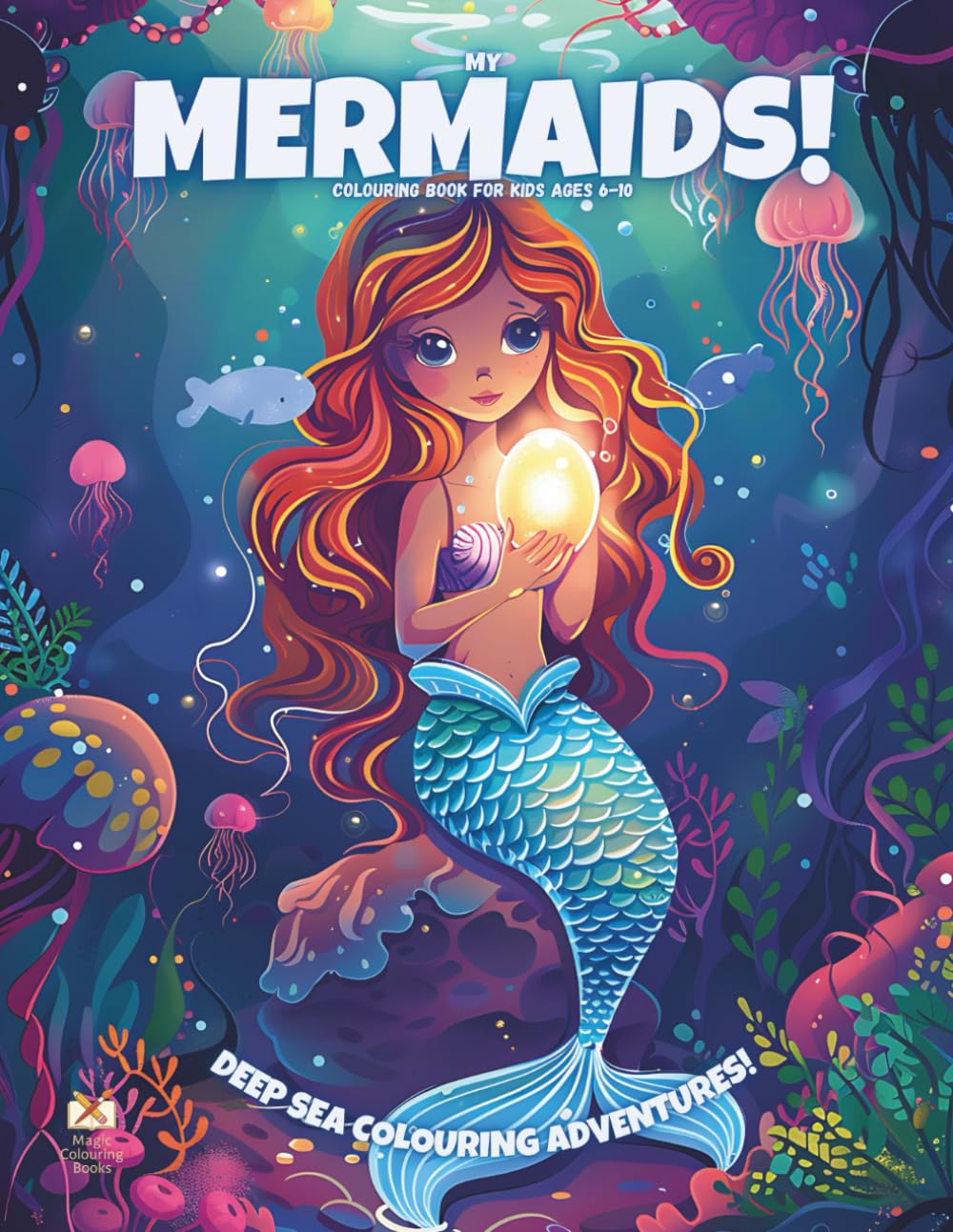My Mermaids!: Colouring Book For Kids Ages 6-10 (Magic Colouring Books Collection)
