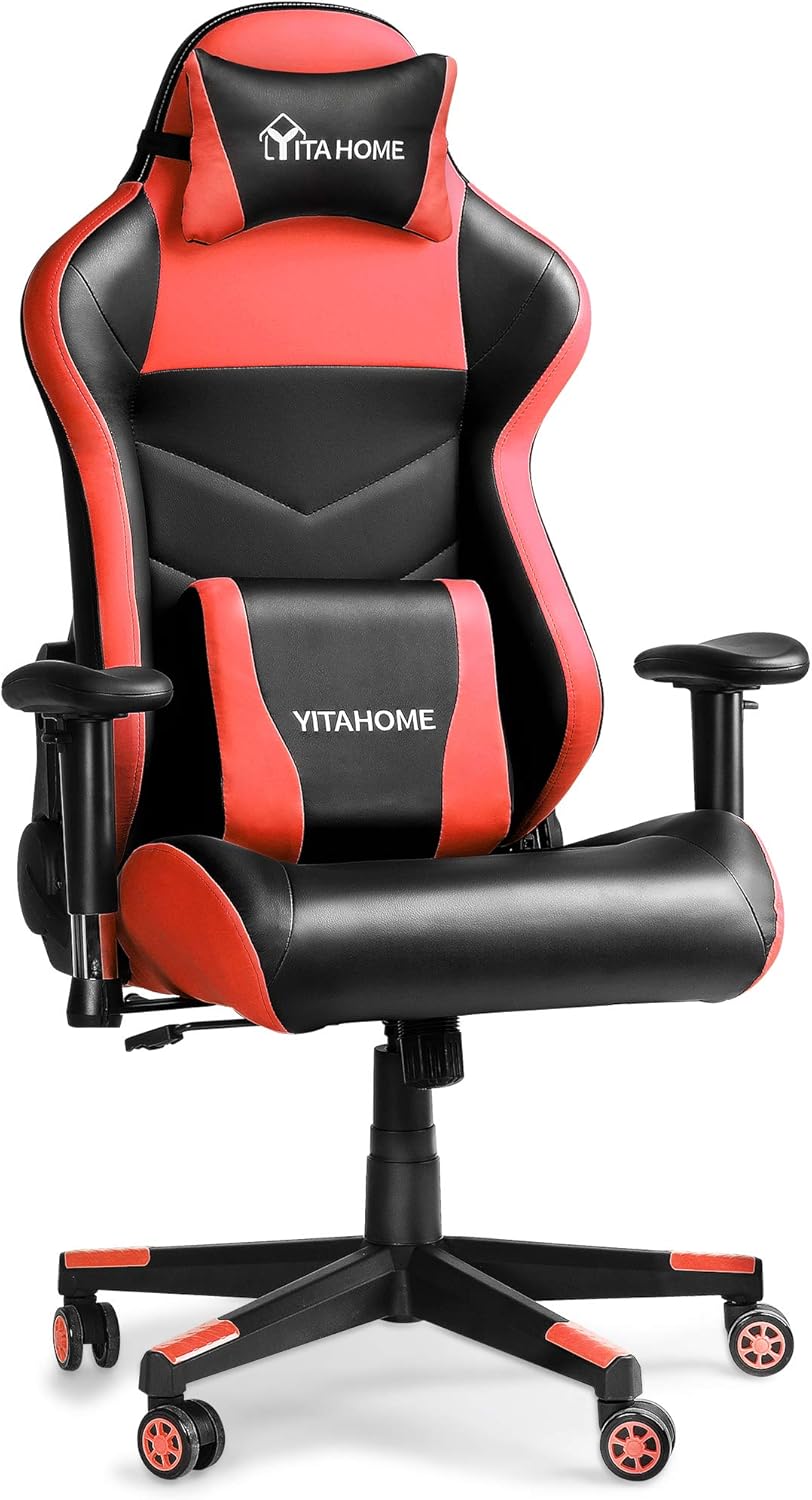 Amazoncom Yitahome Massage Gaming Chair Big And Tall 350lbs Heavy Duty Ergonomic Video Game Chair High Back Office Computer Chair Racing Style With Headrest And Lumbar Support Amazoncom Yitahome Massage Gaming Chair Big And Tall 350lbs Heavy Duty Ergonomic Video Game Chair High Back Office Computer Chair Racing Style With Headrest And Lumbar Support