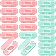 200pcs Dental Floss Picks for Travel - Flossers with 20 pcs Travel Case for Adults Teeth Cleaning, Portable Sealed Storage for Travel, Office, Home Use