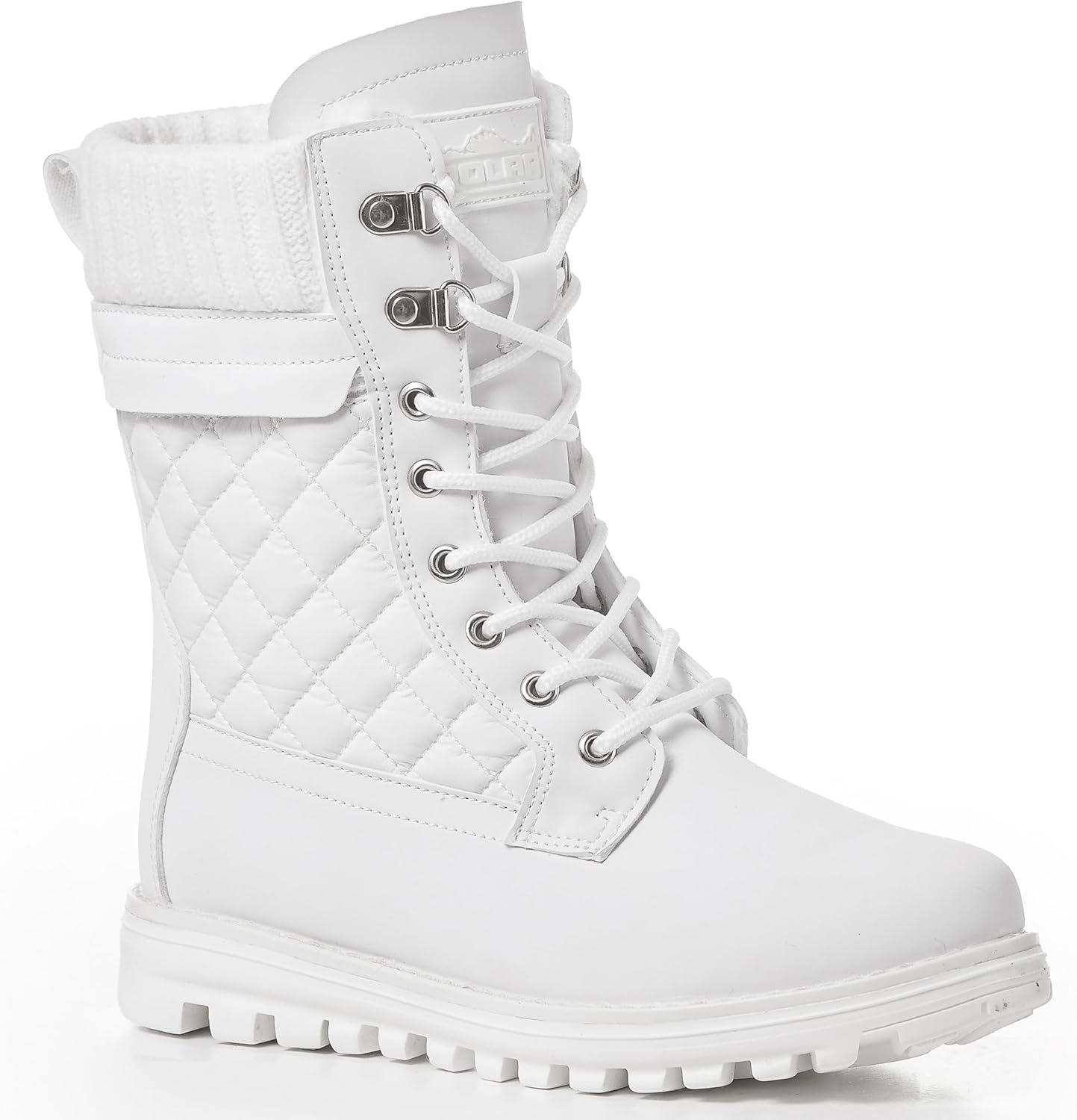 POLAR Womens Memory Foam Outside Pocket Inside Zip Thermal Waterproof Deep Tread Rubber Sole Snow Boots - Image 2