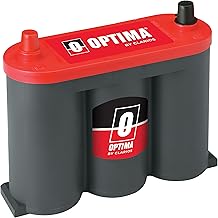 OPTIMA Batteries High Performance 6V RedTop Sealed AGM Car, Truck and SUV Starting Battery, 800 CCA, SAE Terminal, Maintenance Free, Versitile Mounting, 6 Volt