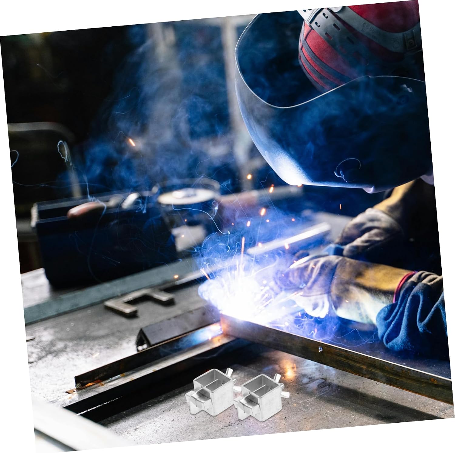 Outanaya 8pcs Welding Clamp for Butt Welding for Fabrication and Alignment Heavy Duty Design for Performance