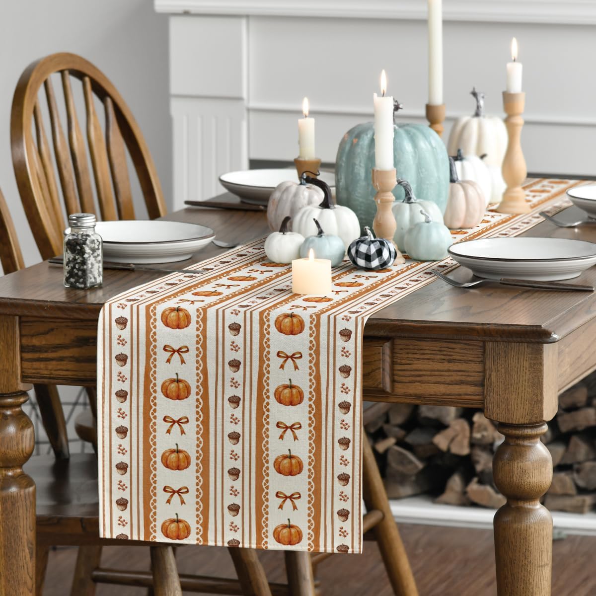 Artoid Mode 210 GSM Fall Table Runner Home Party Decor 13x72 Inch