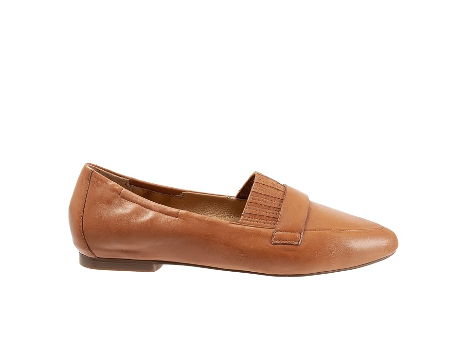 Trotters Emotion (Caramel Leather) Women's Shoes INTERNATIONAL SHIPPING