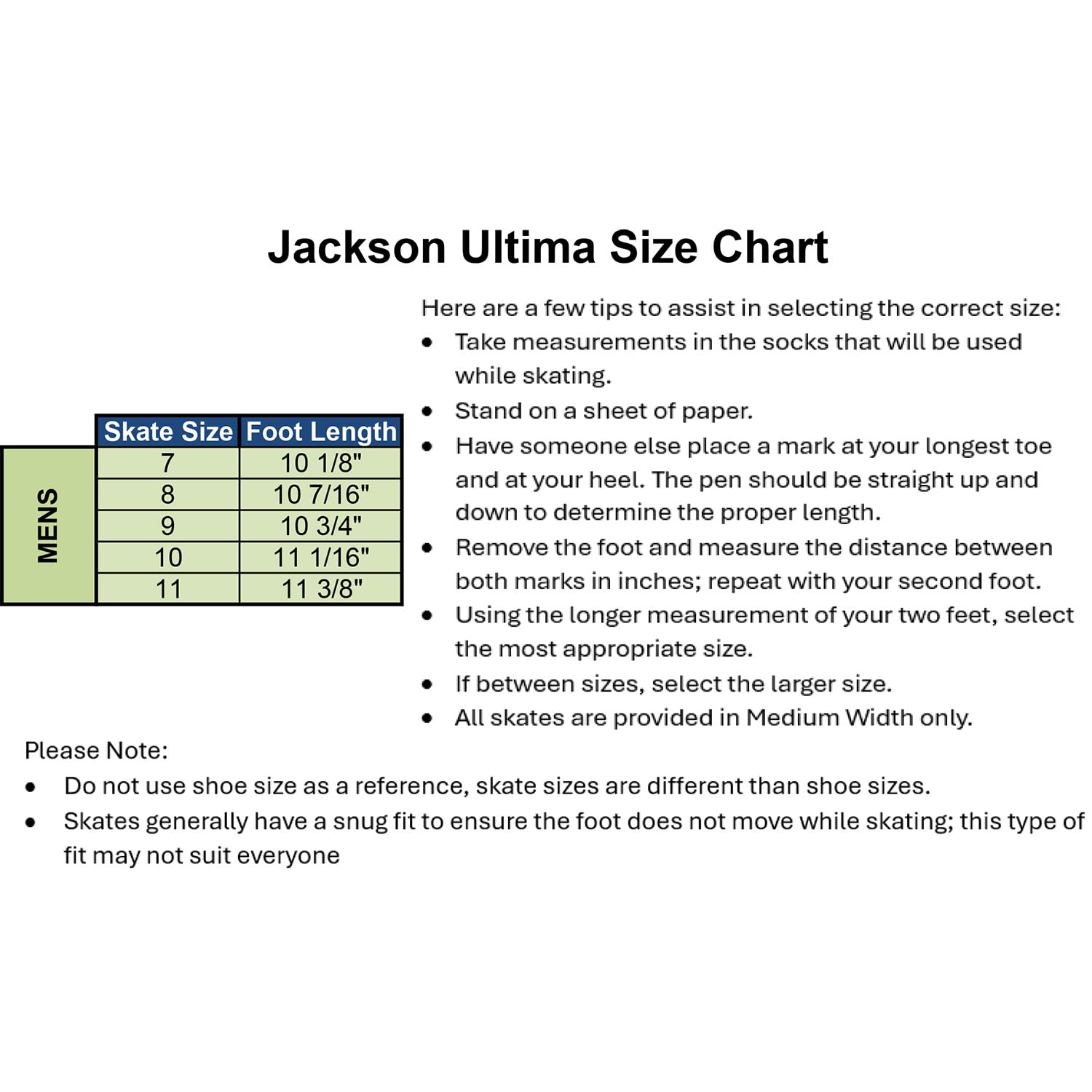 Jackson Herren Atom Ultima Finesse Inline Figure Roller Skate