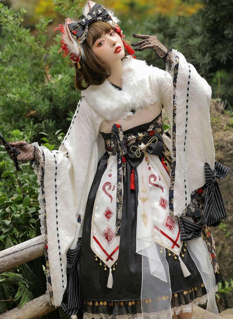 Amazon.co.jp: メタモルフォーゼ 狐の嫁入り 和風ロリータ 和ロリ