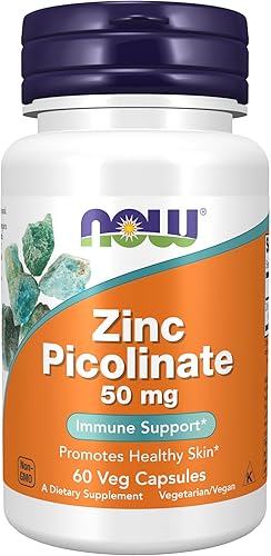 Suplemento Now Foods picolinato de zinc, 7.33739E+11, 60, 1, 1
