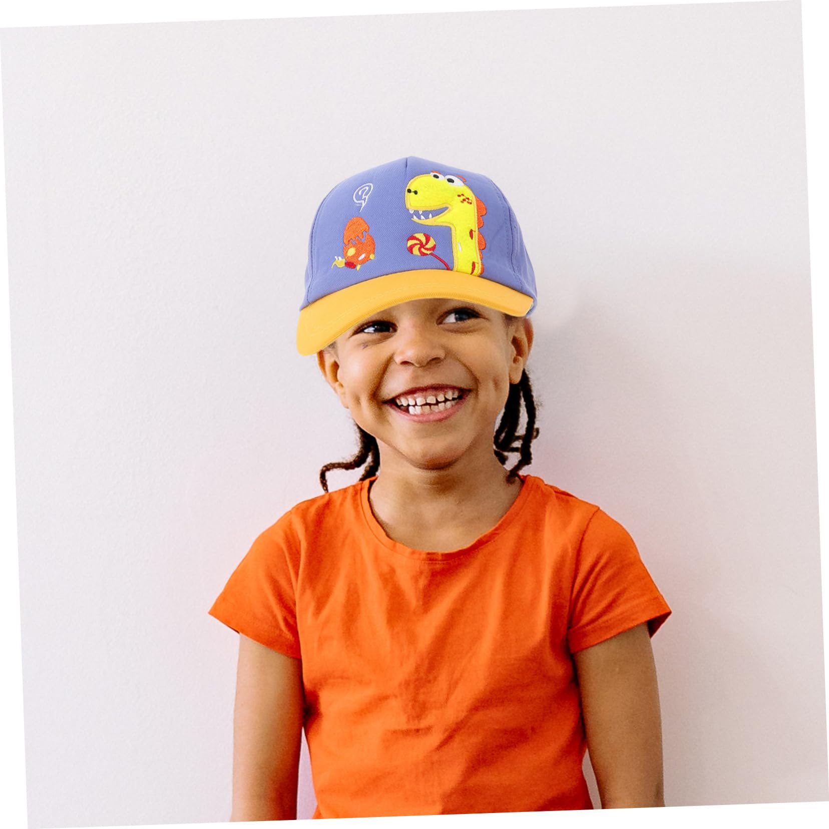 LIFKOME Cappello Dinosauro i Bambini Hanno raggiunto Il Picco Cappelli da Sole per Light lumino Kid Cappello Baseball Cappellino da Baseball Berretto con Visiera all'aperto Tela Blue