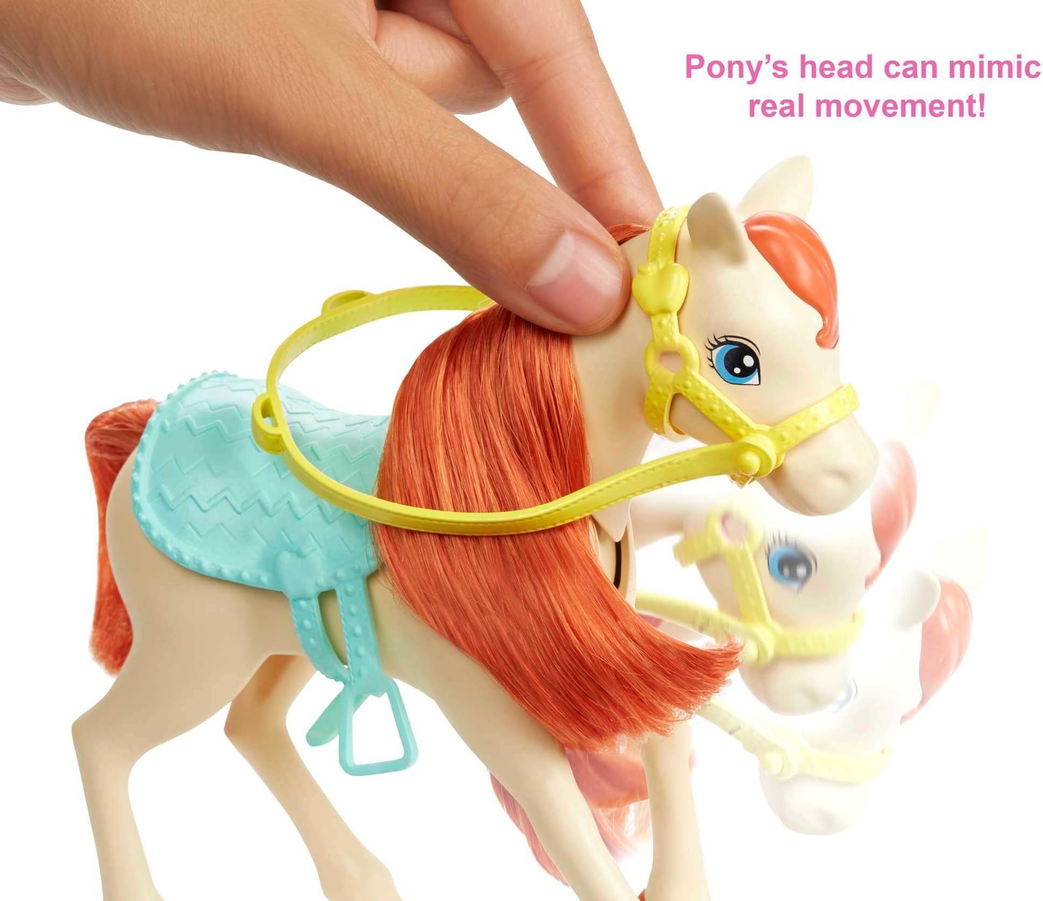 Barbie FXH15 - Reitspaß Spielset (blond), Chelsea, Pferd und Pony, Puppen Spielzeug ab 3 Jahren