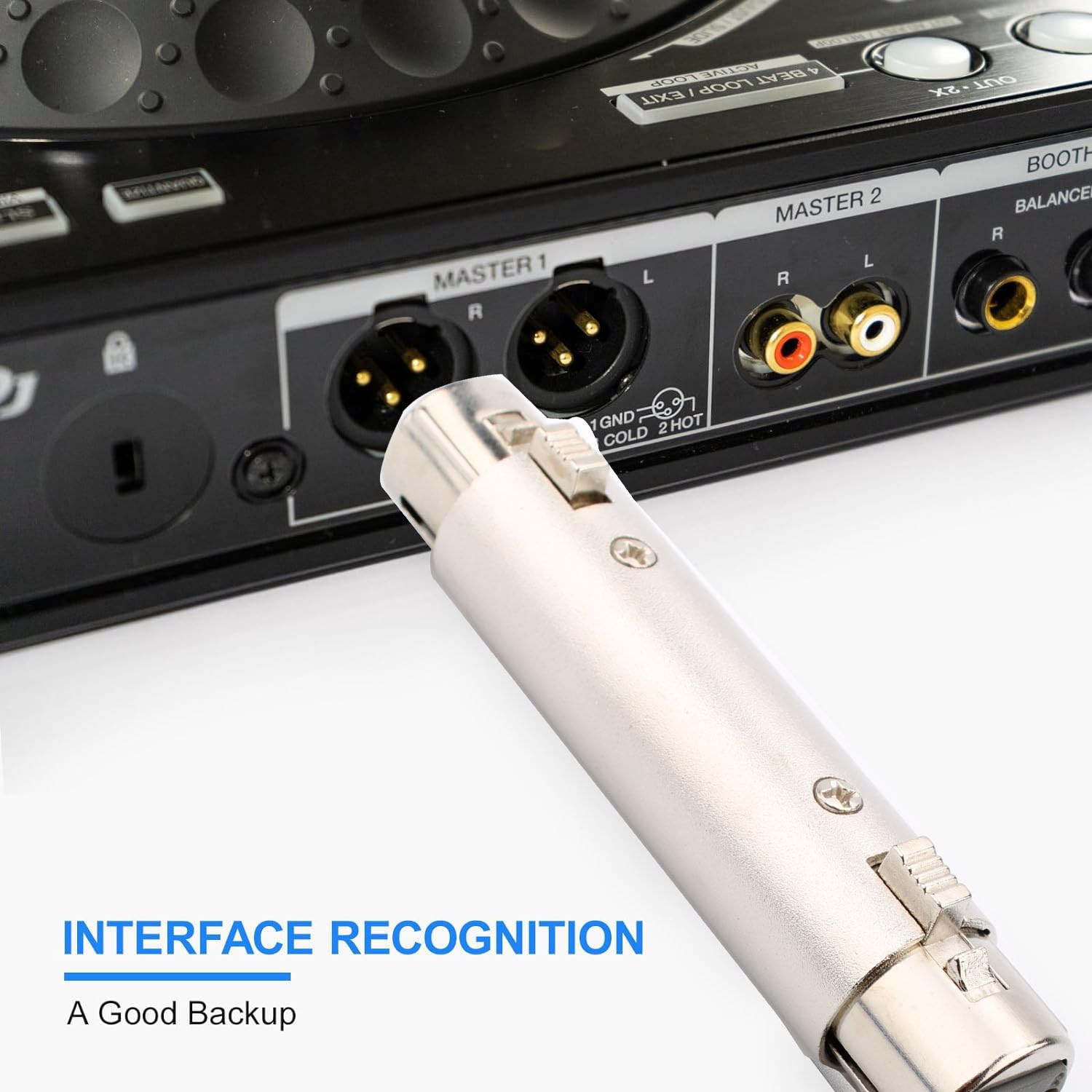 RUNCCI-YUN 4 x XLR to XLR Male Male to 3 Pin Male to 3 Pin Adapter for Microphone Amplifier Mixer, Silver - Image 4