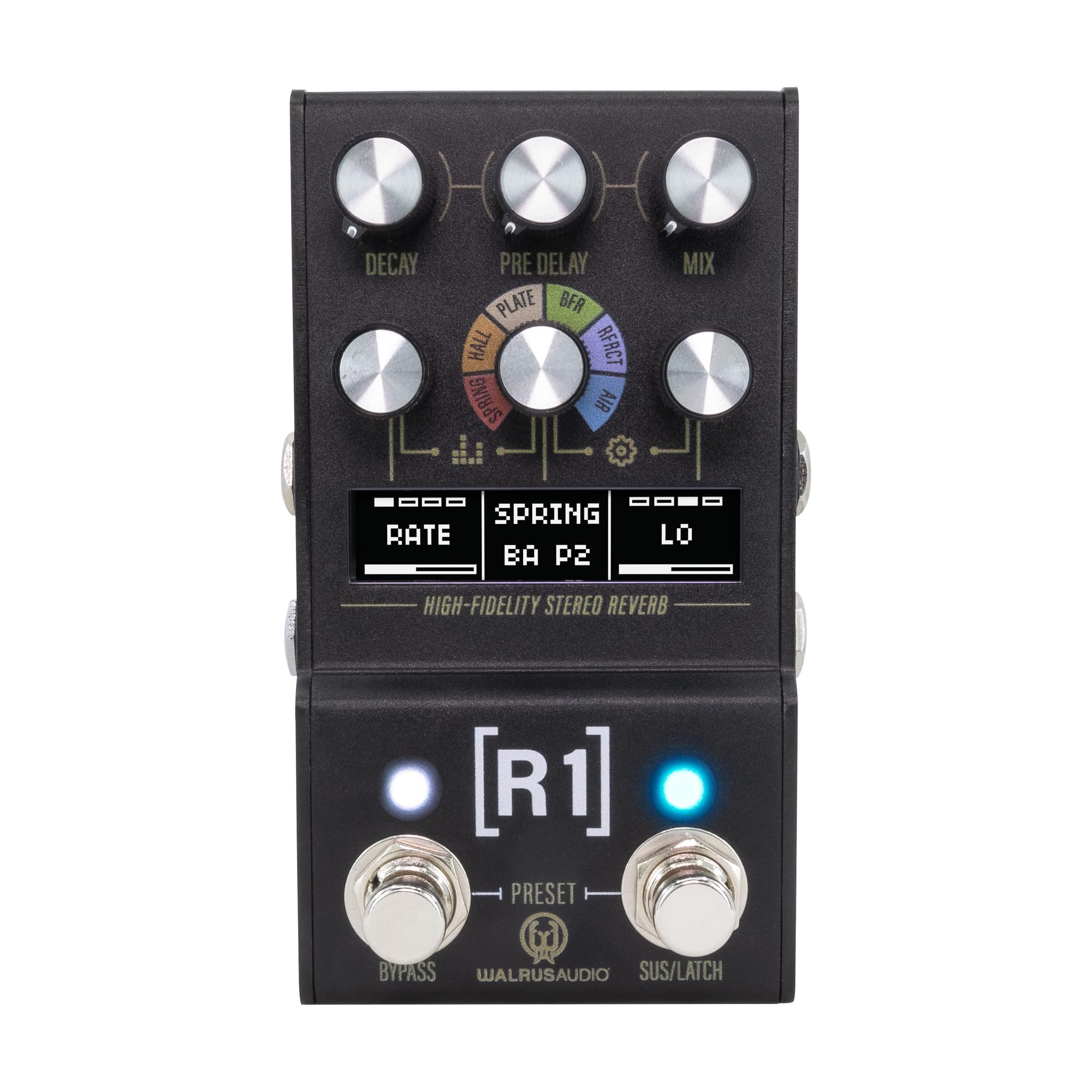 Walrus Audio Mako R1 MKII High-Fidelity Stereo Reverb - Effektgerät für Gitarren