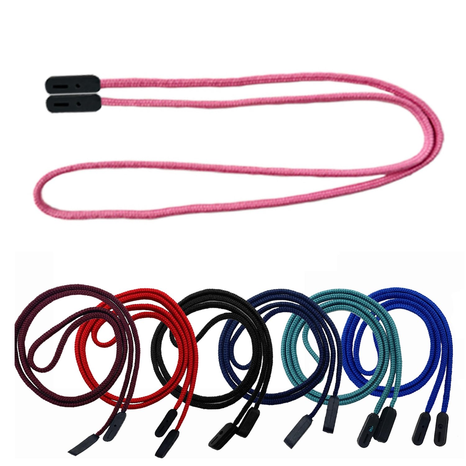 Van Der Linn Unisex Pink Glasses Lanyard Strong Grip Secure Eyewear Holder Glasses Neck Cord Strap (1, )