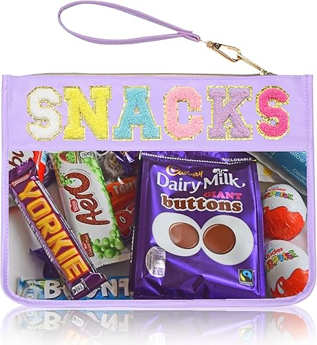 Miniatura 7 de Burskit Bolsa de felpilla transparente con cremallera para viaje, bolsa de maquillaje de parches preparatorios, bolsa de maquillaje de nailon para