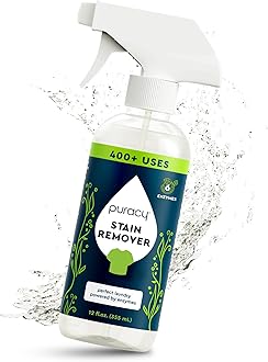 Stain Remover - Cleaning Spray, Clothes Stain Remover for Clothes, Laundry Stain Remover Spray for Clothes, Travel Stain Remover, Oil Stain Remover - Natural Spot Cleaner - Free&Clear 12oz