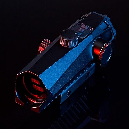 Miniatura 2 de LETRA 4x32 - Equipo de caza de visor iluminado rojo, verde y azul, mira refleja RGB con 11 lentes de iluminación multicapa para rieles Picatinny de