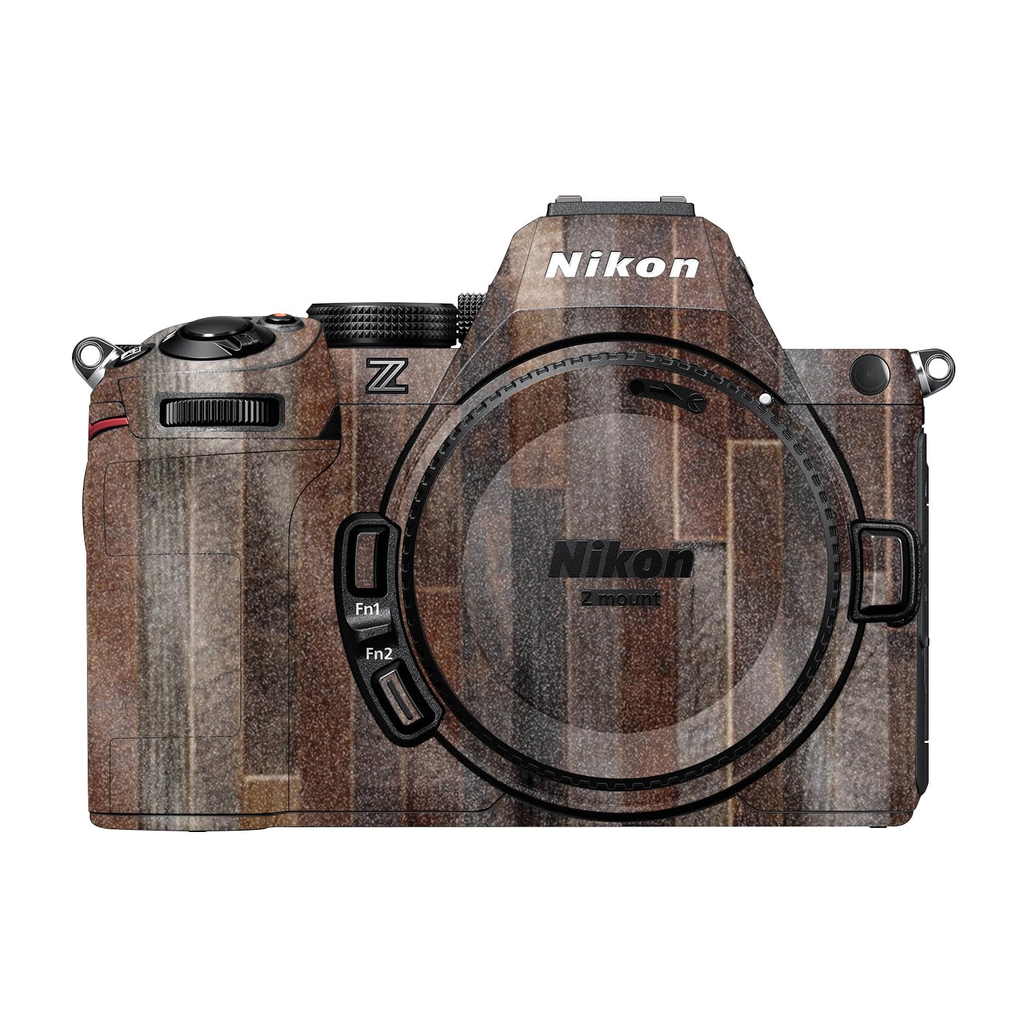 Glossy Glitter Camera Skin Compatible with Nikon Z5 II (2025) - Woody - Premium 3M Vinyl Protective Wrap Decal Cover - Easy to Apply | Crafted in the USA by MightySkins