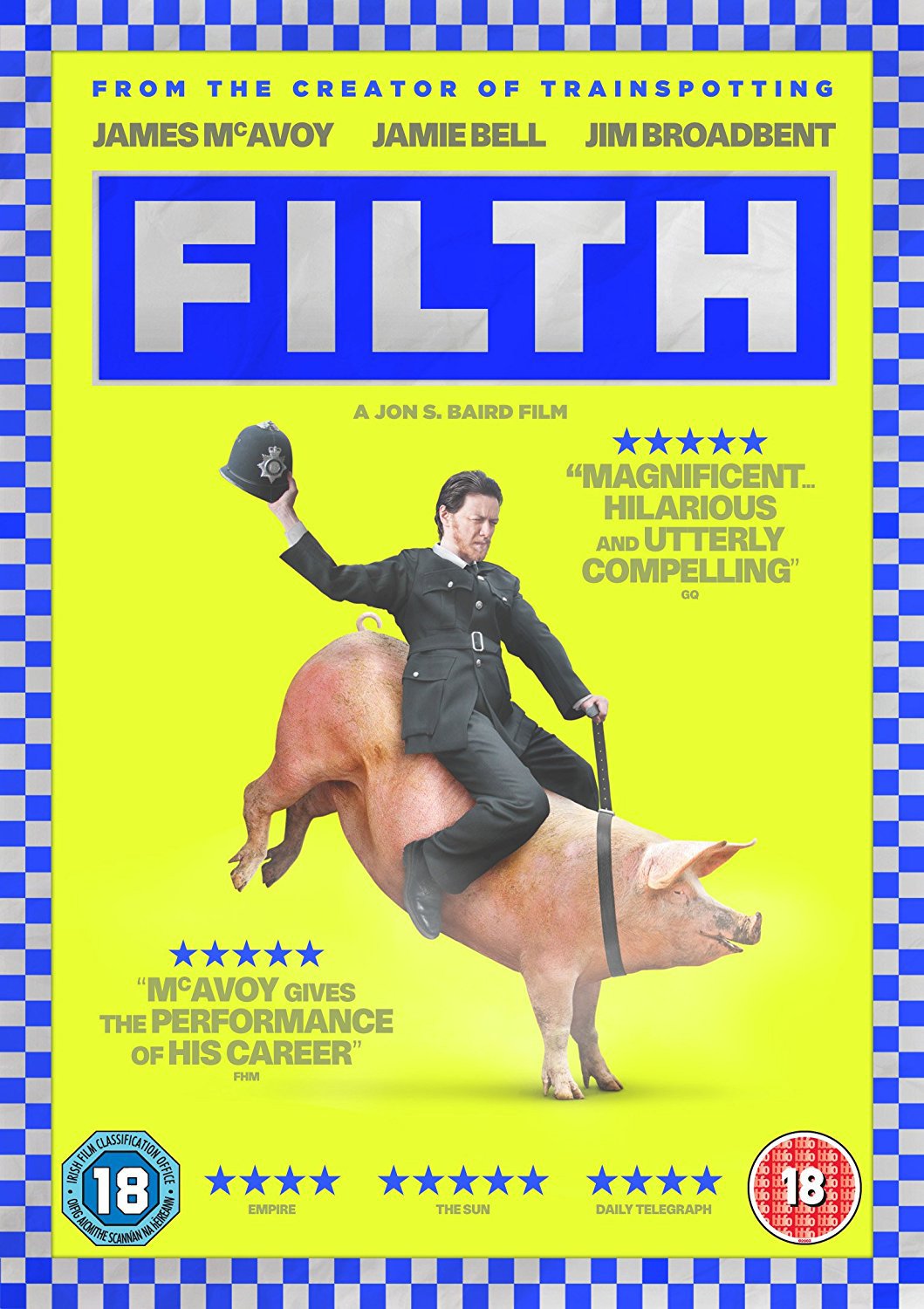 FILTH - JAMES MCAVOY - BRAND NEW SEALED DVD FREEPOST