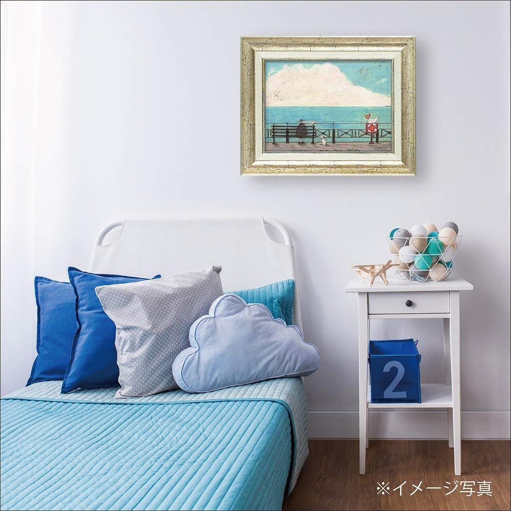 Amazon.co.jp: 絵画 サムトフト「ポテチのおこぼれ頂戴」 インテリア