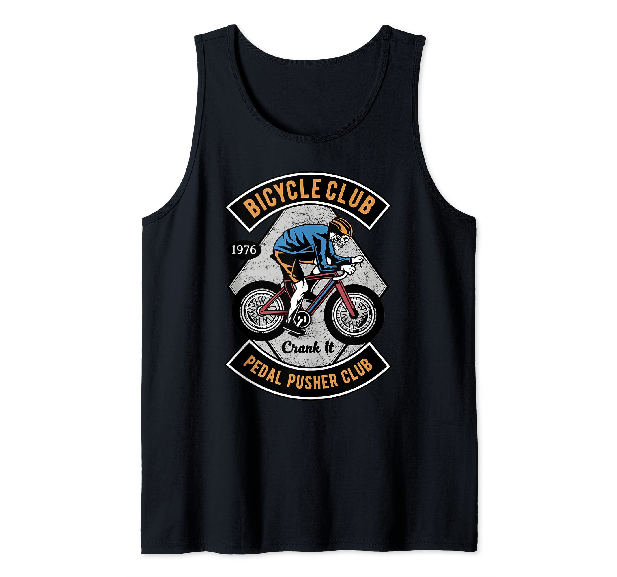 Pedal PushersCycling Skull - Bicycle Pedal Pushers Club Tank Top