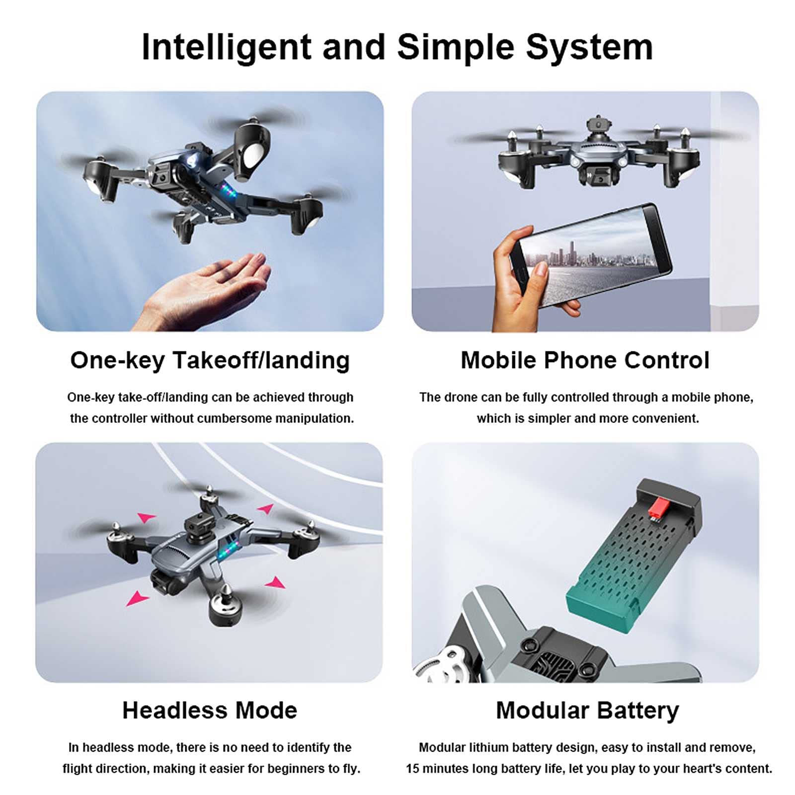 RC Quadcopter Multirotor, Mini Składany Dron Z 4K HD Dual Camera WiFi FPV Live Video, Wielokierunkowe Wykrywanie Przeszkód, Trzymanie Wysokości I Przerzucanie 3D, Dla Chłopców I Dziewcząt