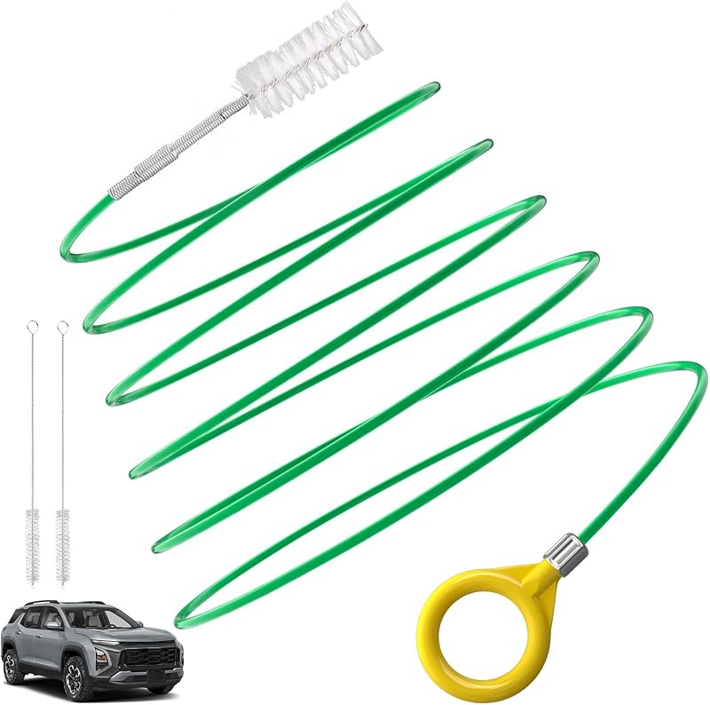 Escova Flexível para Limpeza de Dreno de Teto Solar EVOULTES com 2 Escovas para Canudos EVDB36