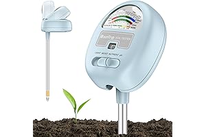 4-in-1 Soil Moisture, pH, Light, Nutrients Tester Kit