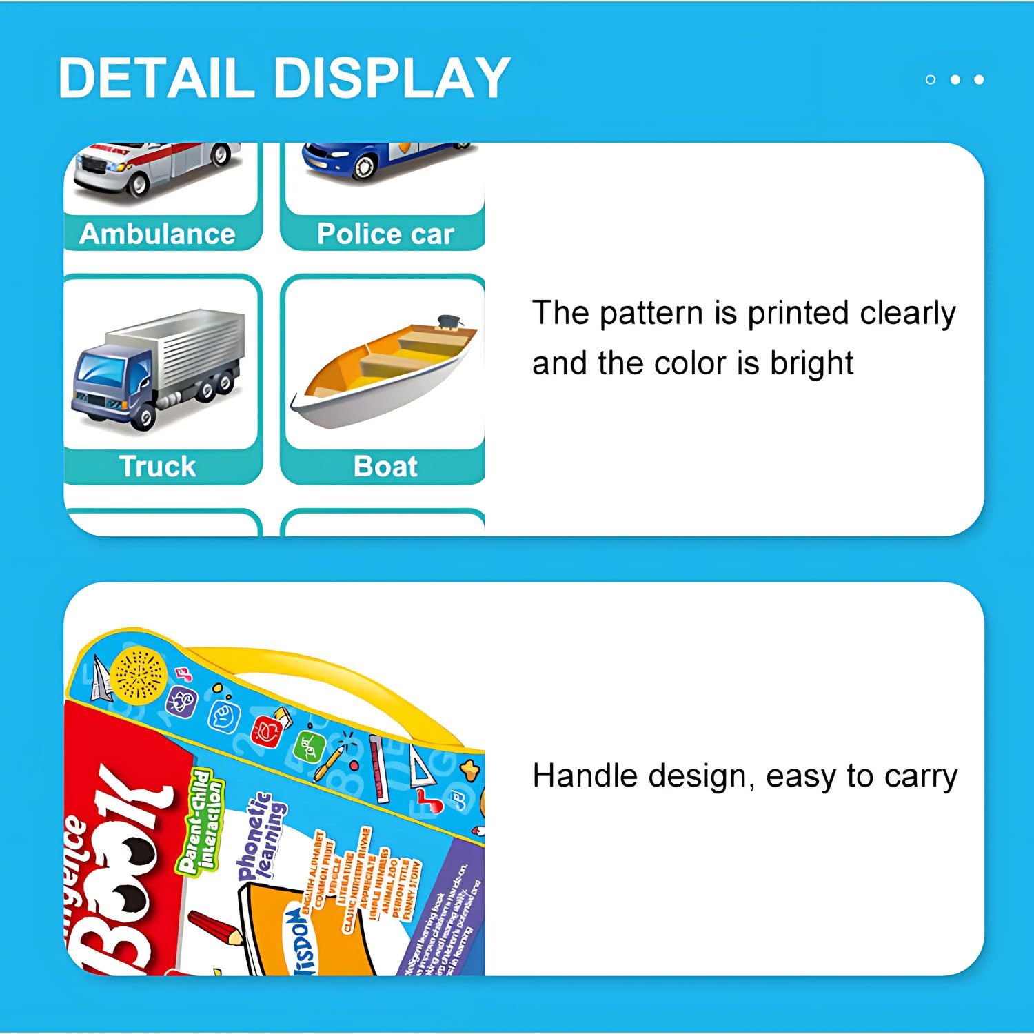 Vibgyor Vibes Educational Game: 19 in 1 Activity Intelligence Book for Children, English Letters & Words Learning Book, Fun Educational Toys for Toddlers 3