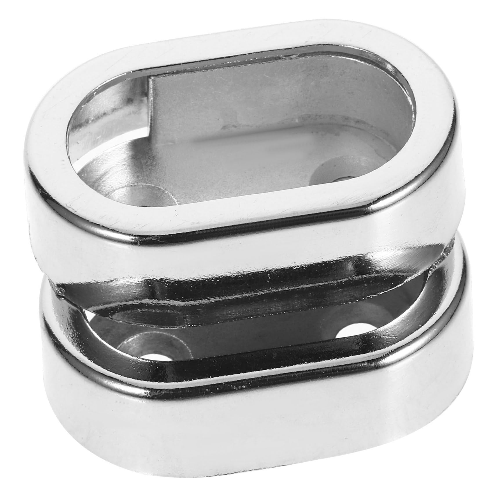 OKUMEYR 2pcs Closet Rod Support Flange Holders Heavy Duty Rod Brackets for Clothes Multifunctional Closet Pole Sockets Elegant Design for Garment Hanging