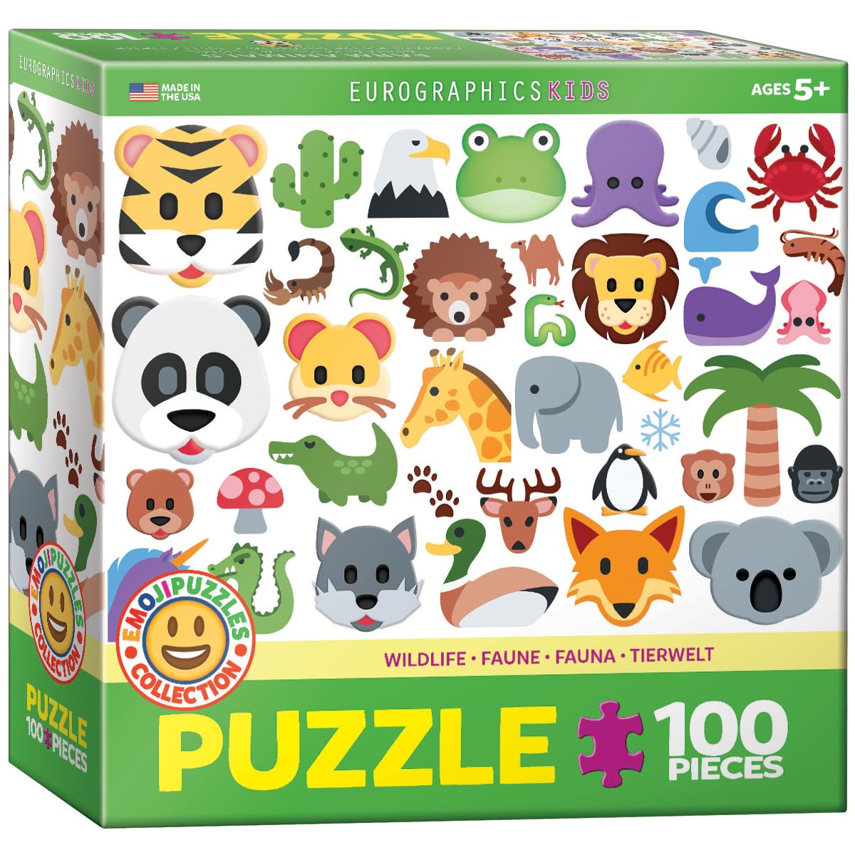 Eurographics Illustrated Map of The World 100-Piece Puzzle — view 24