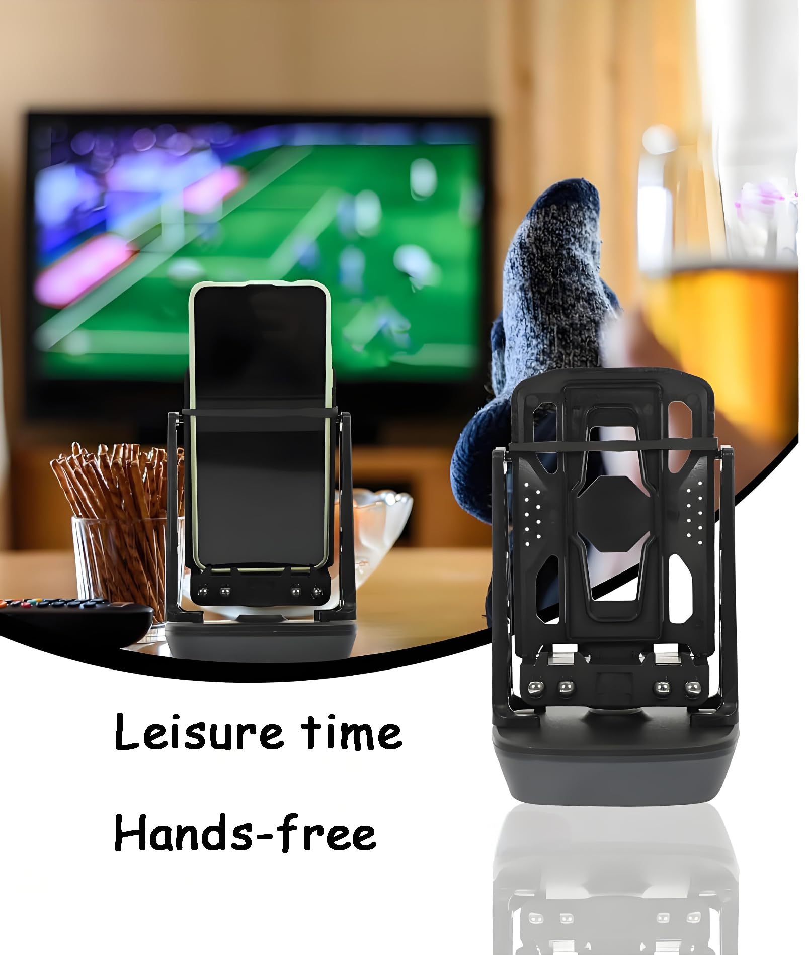 Pedometer Step Counter,Step Counter Device,Step Counter,Can Accommodate 2 Phones Can be Used as a Phone Holder,Suitable for Earning Walking Steps on Smartphones - Image 4 thumbnail