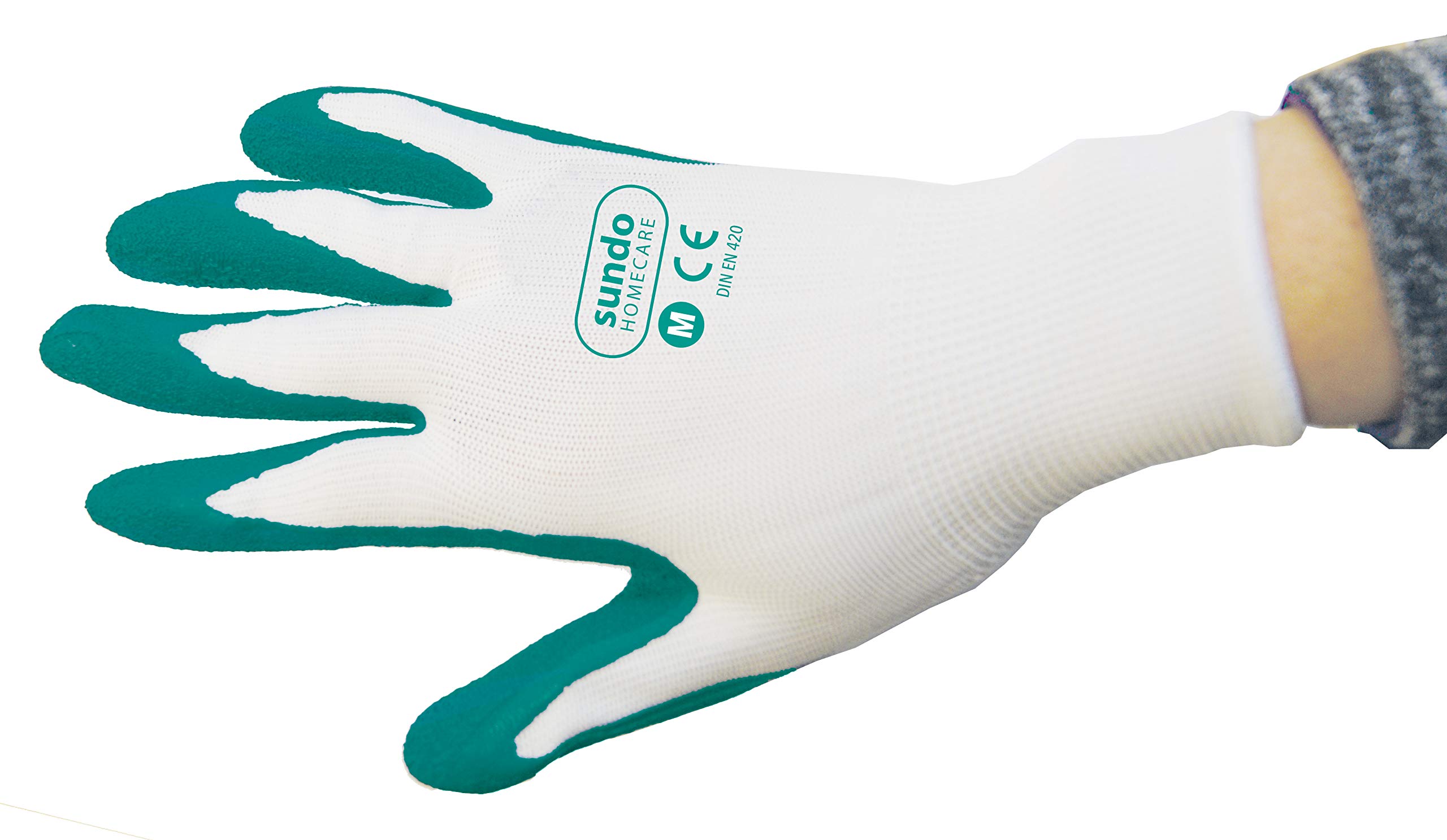 Spezialhandschuhe Gr. L zum Anziehen von Kompressionsstrümpfen Drogerie & Körperpflege