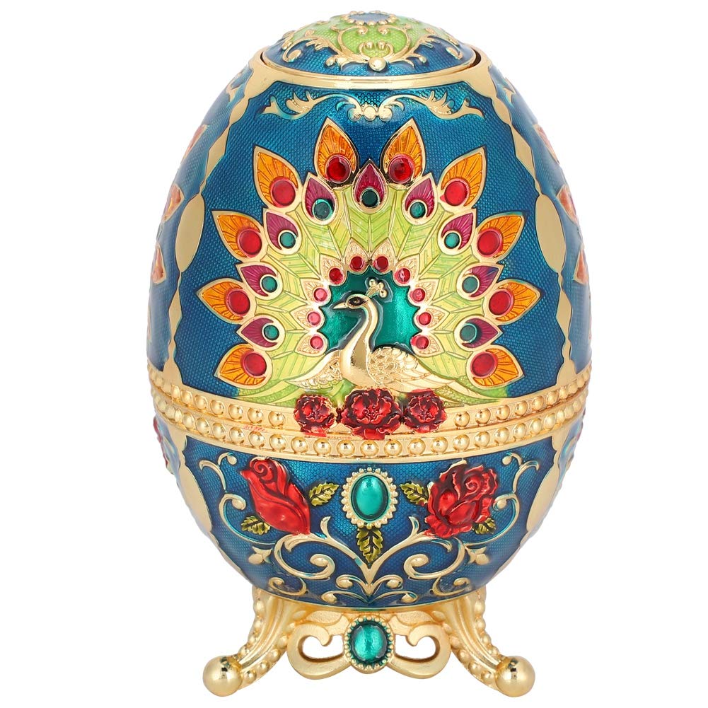 Retractable Toothpick Holder, Peacock Retro Automatic Pop-Up Toothpick Dispenser Decorative with Opener for Home Restaurant Hotel