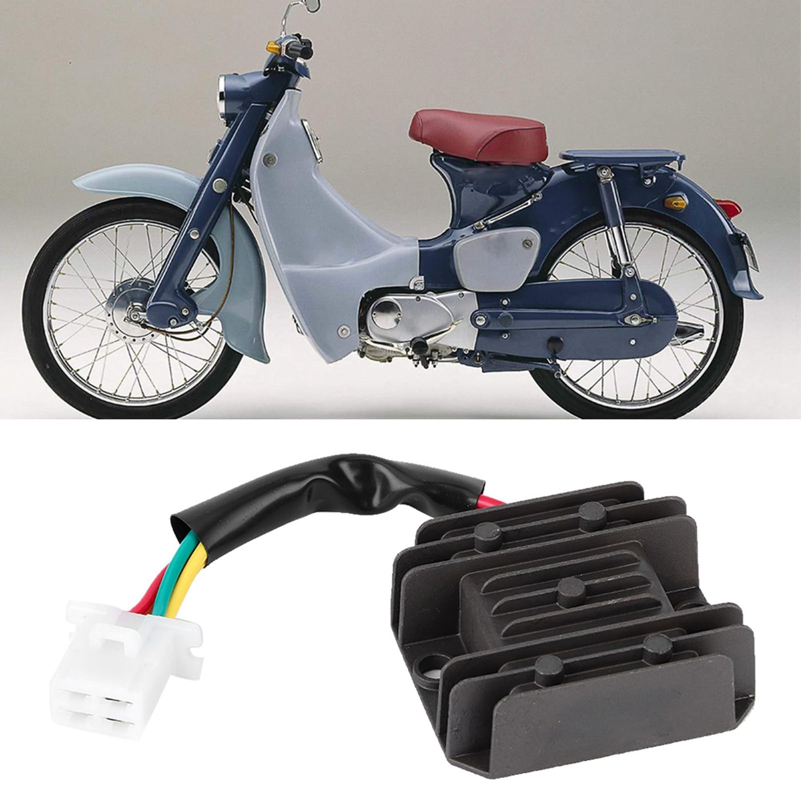 Super Cub/MR50K Elsinor/CA100/Motosport Materiał prostownik Functio do HondaRegulator Napięcia Prostownik Moto Napięcie R