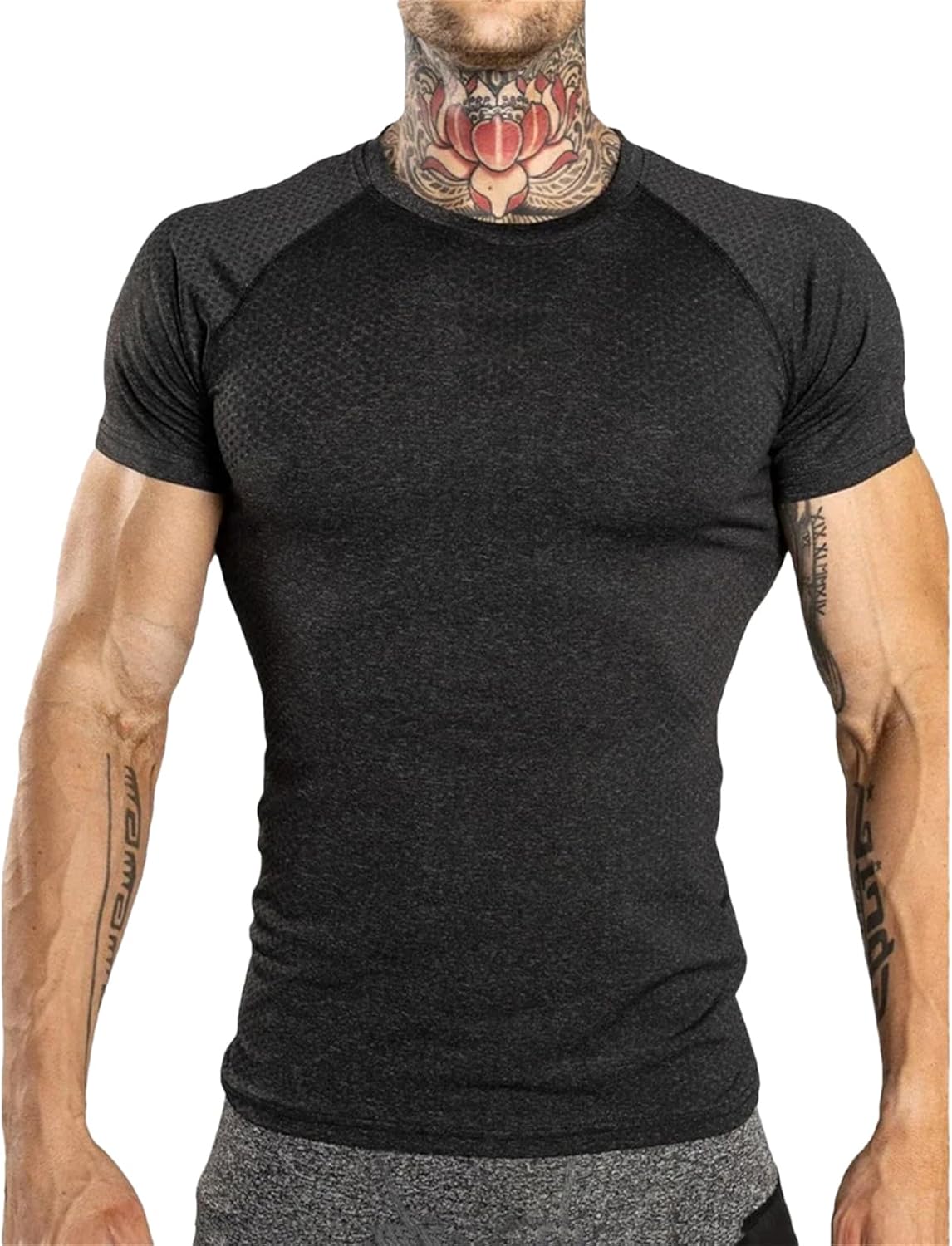 Men's Quick-Dry Compression T-Shirt, Gym Running Tight Sportswear