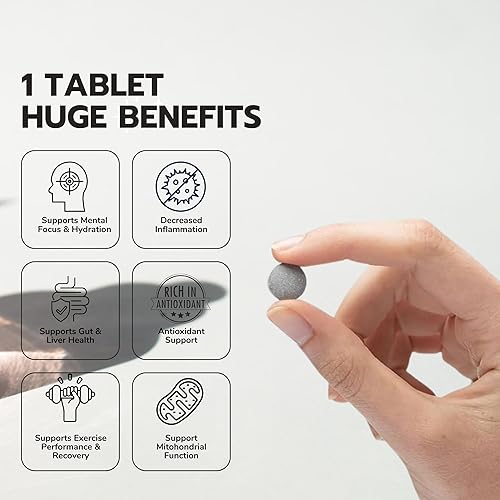 Miniatura 6 de Tabletas de agua de hidrógeno 60CT American Made & Company para agua potable 12 PPM Nanobubbles, apto para viajes