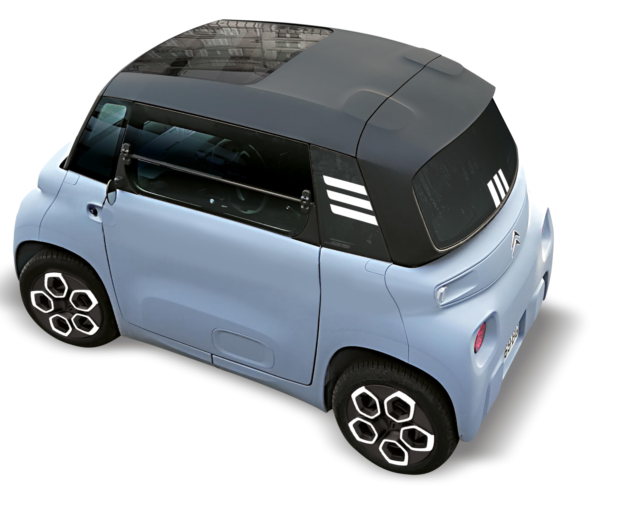 Full Black Kit (White) - Compatible with Citroen AMI and Opel Rocks-e