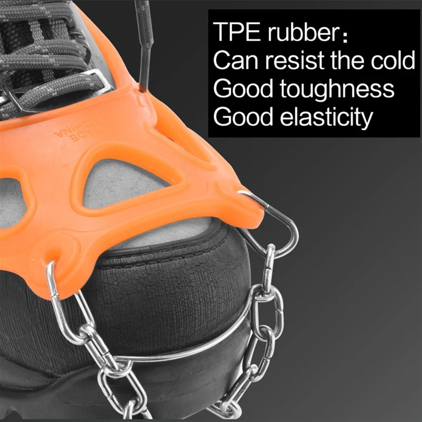 Crampons antidérapants pour chaussures d'escalade