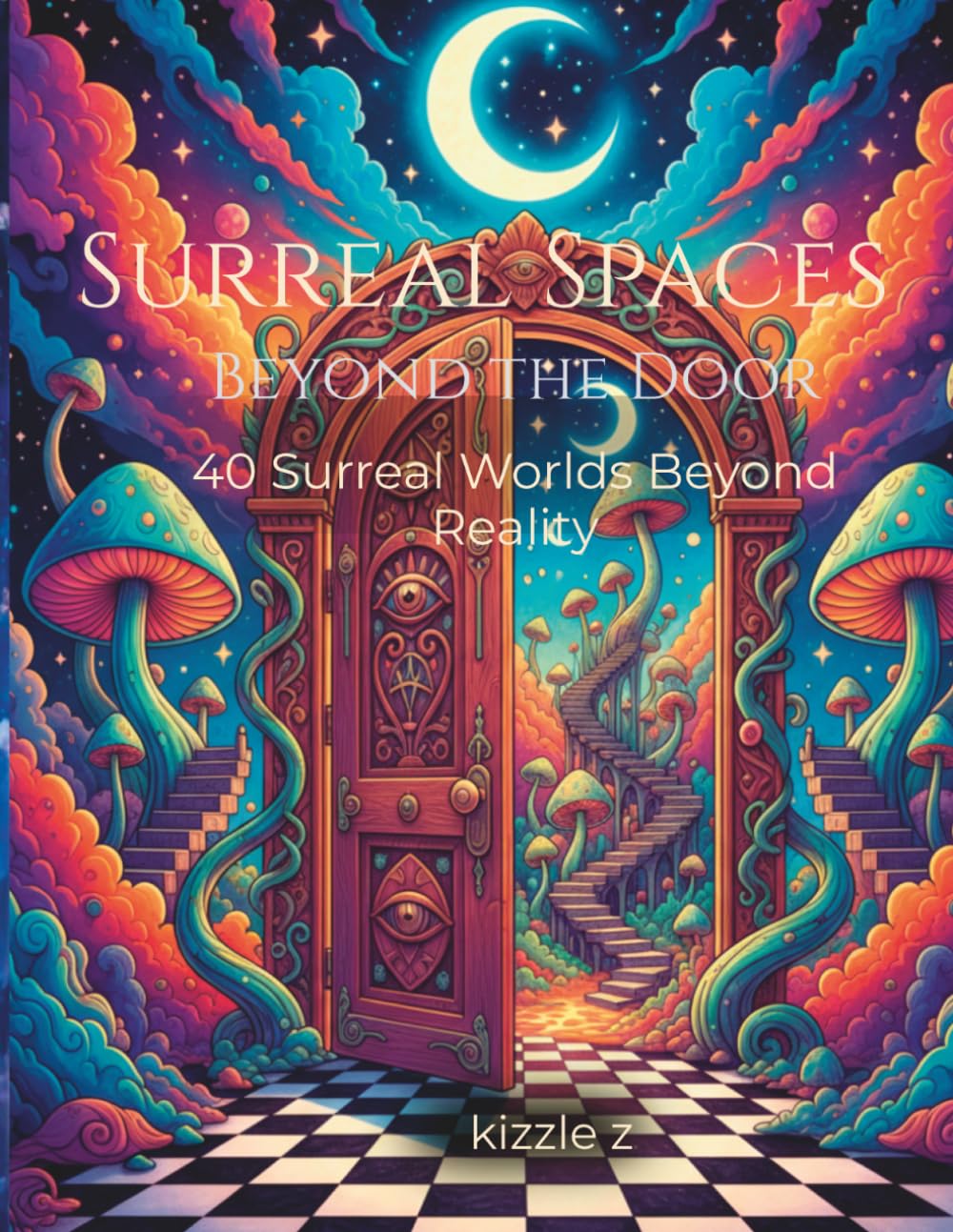 Surreal Spaces Beyond the Door: 40 Surreal Worlds Beyond Reality (Surreal Escape Coloring Series)
