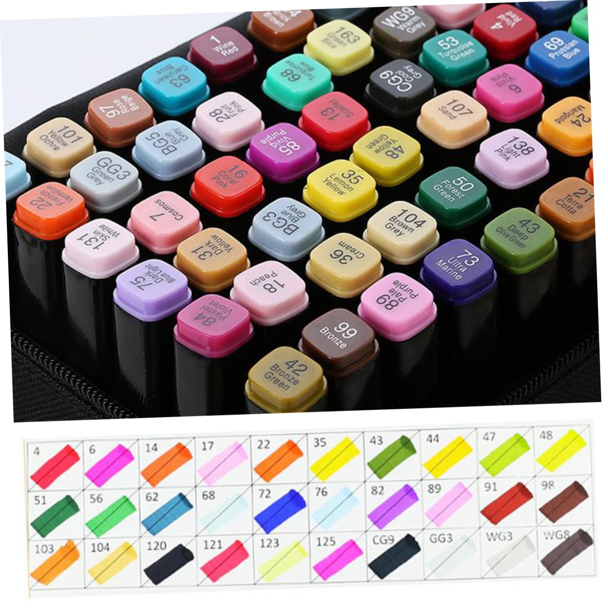 Rotuladores De Doble Punta Disolvente Agua Colores Brillantes Para Estudiantes y Escuela