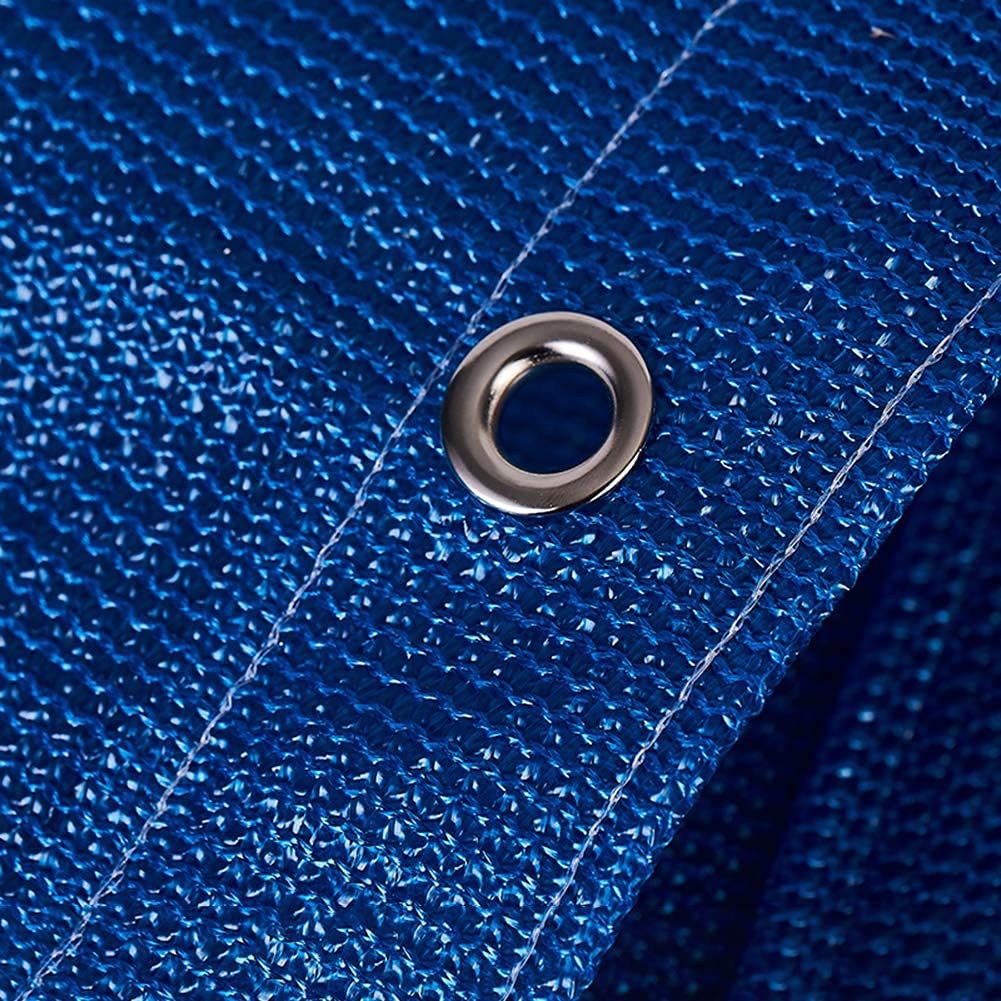 Filet d'isolation en tissu bleu pour cour intérieure, filet d'ombrage anti-âge pour serre agricole, voile d'ombrage pratique pour l'industrie de l'élevage, 5,5 x 5,5 m