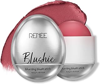 RENEE Blushie Blurring Blush Stick | Buildable Formula With Soft-Focus Matte Finish | Lightweight, Long-Lasting, Easily Bl...