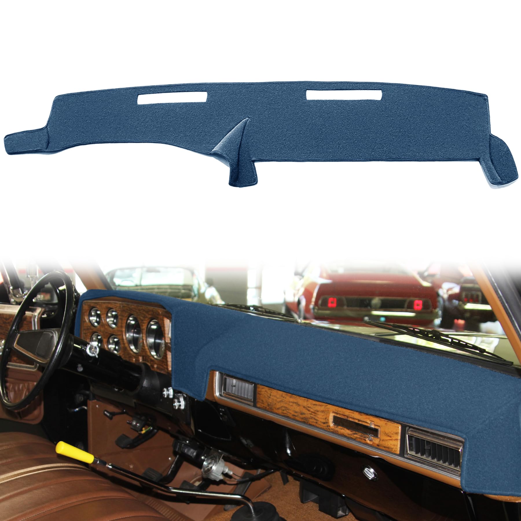 シボレー GMC 1979-1980 ダッシュボード ダッシュパッド ベージュ Dash Cover Mat Custom Fit for 1973-1980 Chevy Chevrolet C10 C20