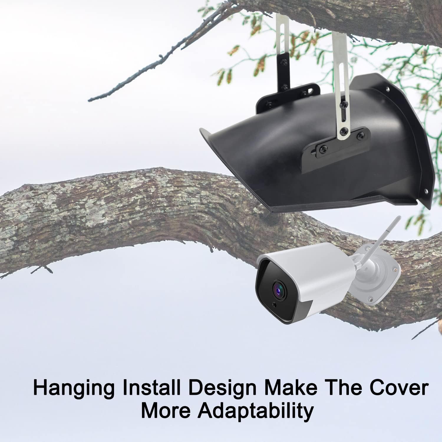 Casoter CCTV Security Camera Weatherproof Protective Shield, Hard ABS