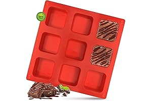 Walfos Silicone Brownie Mold