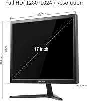 Thinlerain 17 Inch LED Monitor 1280x1024 VGA HDMI Beépített Hangszóróval 5