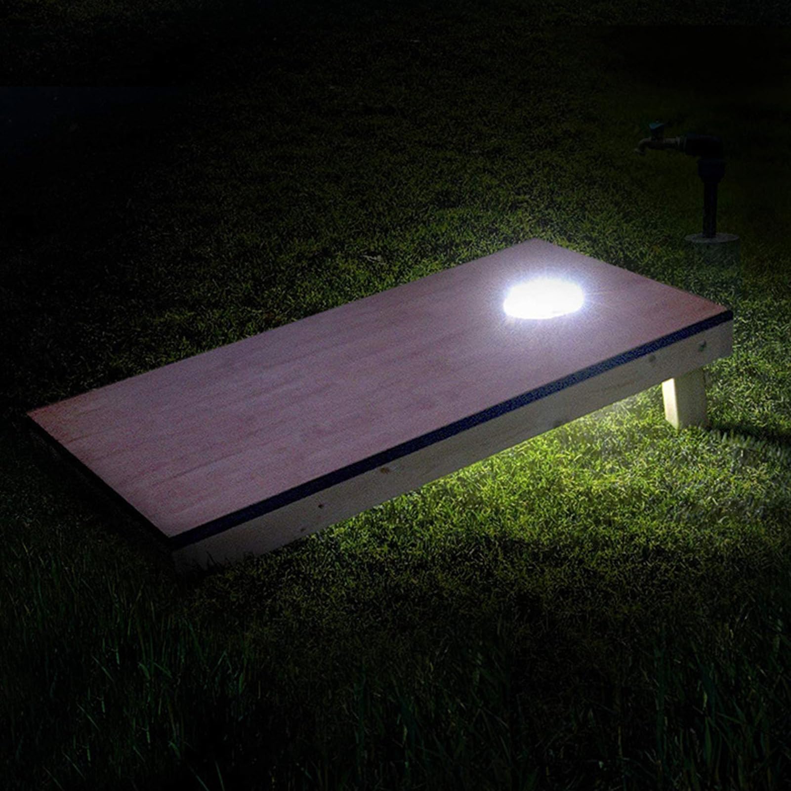 Anneaux de reproduction LED étanches Éclairage pour ensemble de cornhole robuste durable
