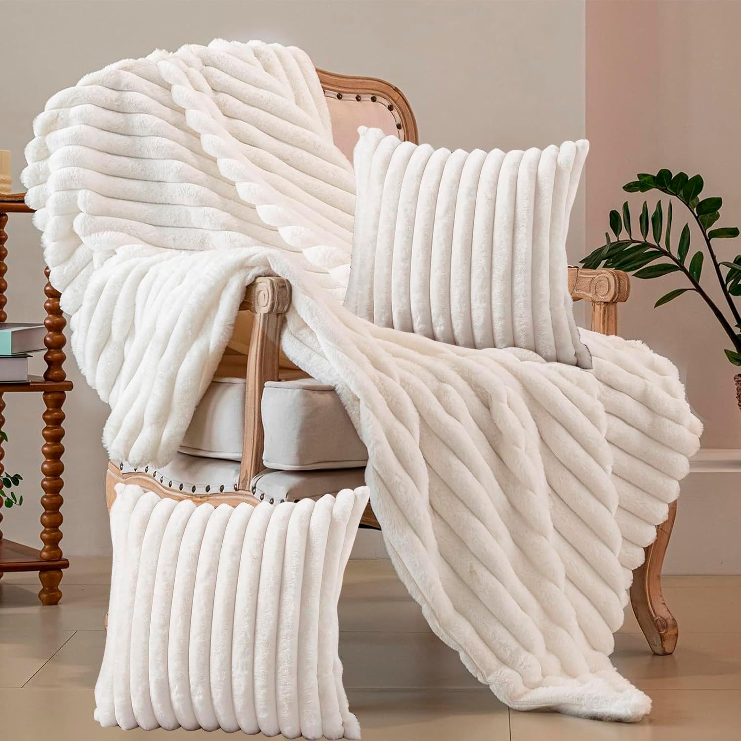 Throw Blanket & Accent Pillow Set