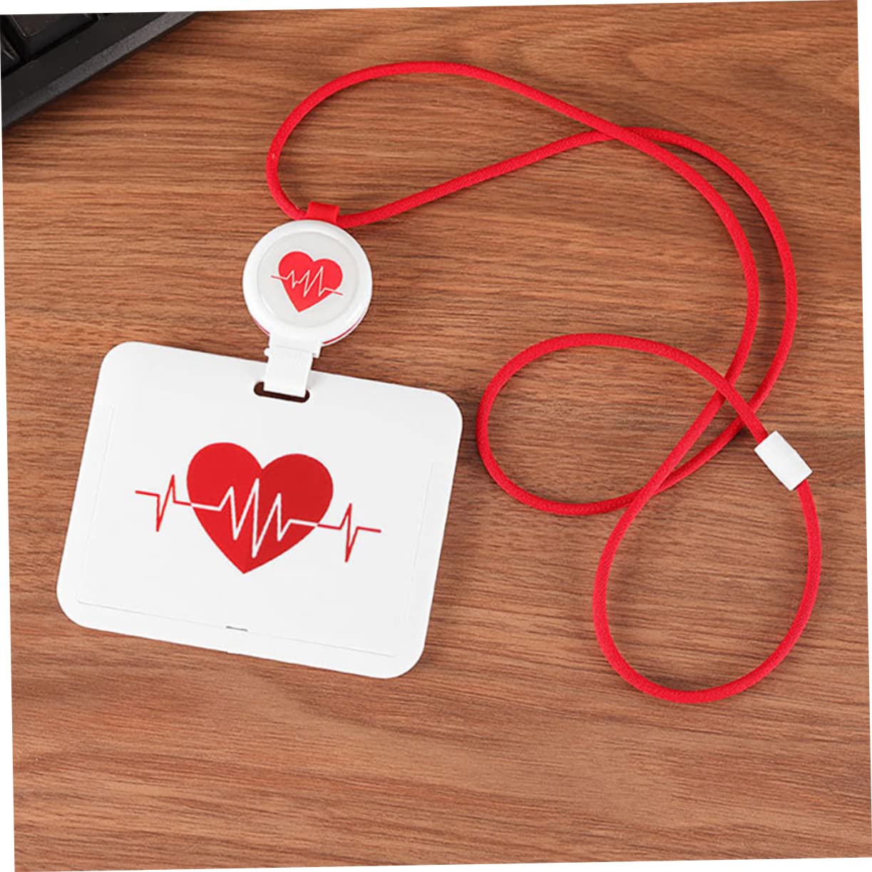 STOBOK 10pezzi Portatessere Retrattile Con Laccetto Portacarte Per Badge Lavoro Targhette Id Per e Medici Design Creativo e Pratico Accessorio Resistente Per Uso Quotidiano