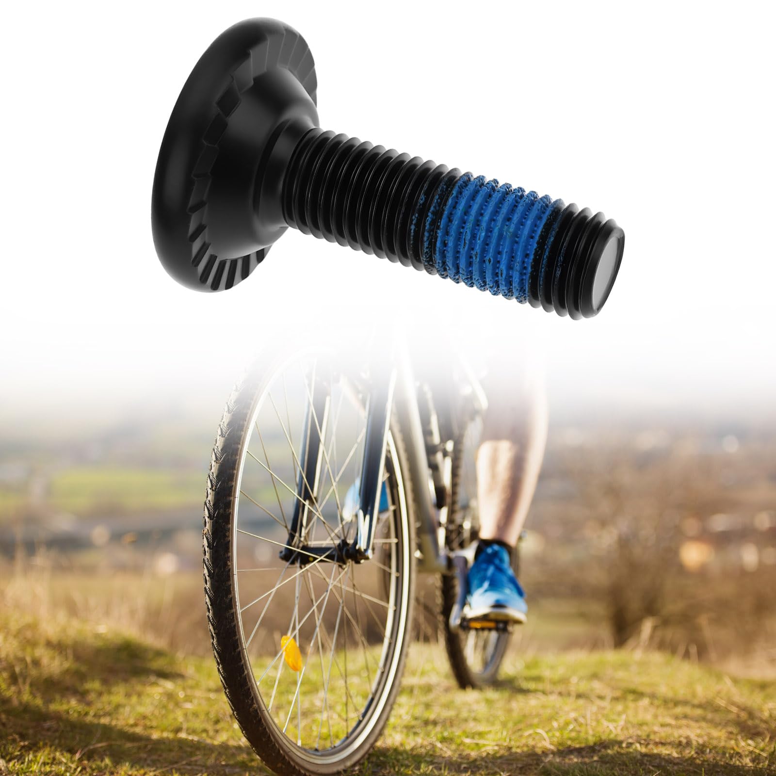 ECSiNG 2 szt. śruby wrzeciona korby do rowerów M8 x 1,0 x 24 mm kompatybilne z rowerami BMX